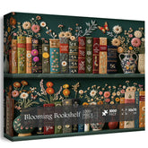 Blooming Bookshelf Jigsaw Puzzle 1000 Pieces